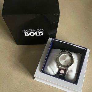 Women’s Movado Ceramic Bold watch.
